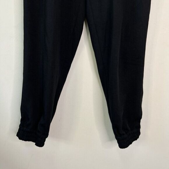 Aritzia Wilfred Buffon Black Elastic Waist Crepe Jogger Style Pants - Picture 5 of 9
